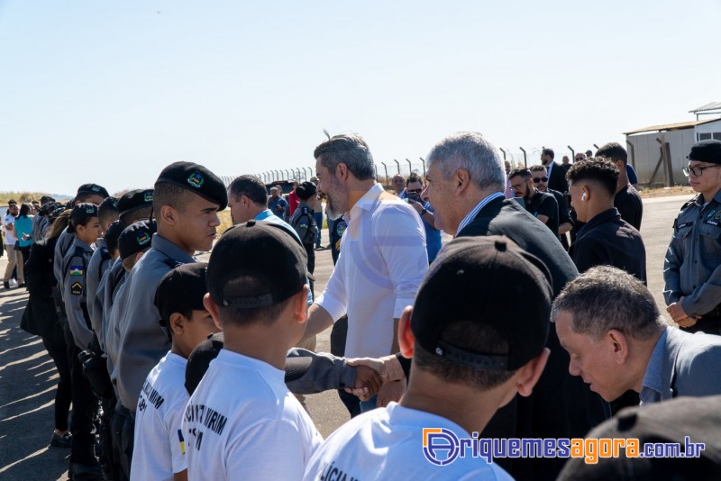 Cerimônia de lançamento do aeroporto de Ariquemes é marcada por emoção e grande participação