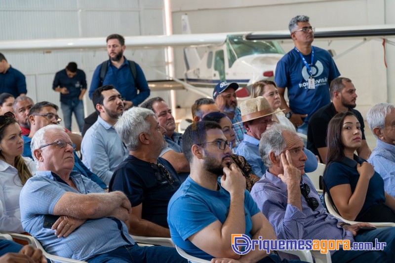 Cerimônia de lançamento do aeroporto de Ariquemes é marcada por emoção e grande participação