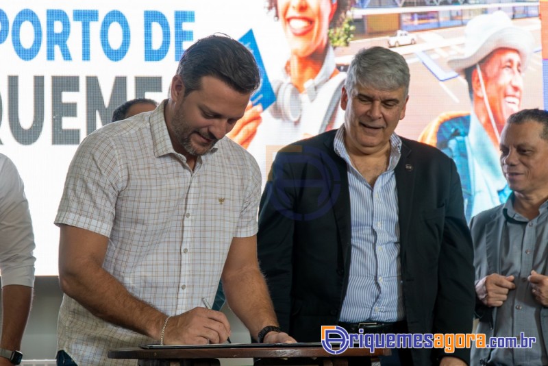 Cerimônia de lançamento do aeroporto de Ariquemes é marcada por emoção e grande participação