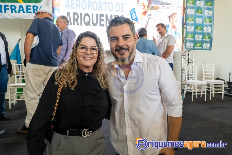 Cerimônia de lançamento do aeroporto de Ariquemes é marcada por emoção e grande participação