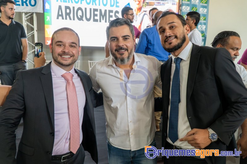 Cerimônia de lançamento do aeroporto de Ariquemes é marcada por emoção e grande participação