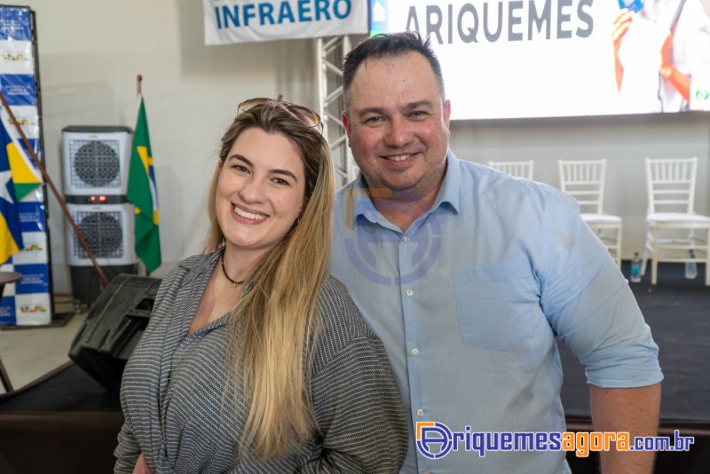 Cerimônia de lançamento do aeroporto de Ariquemes é marcada por emoção e grande participação