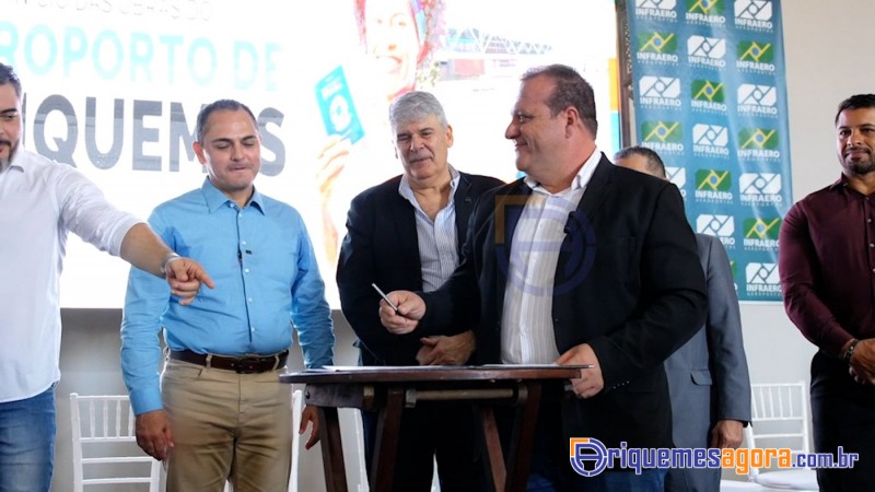 Cerimônia de lançamento do aeroporto de Ariquemes é marcada por emoção e grande participação