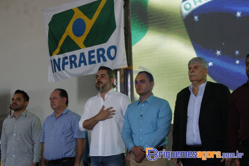 Cerimônia de lançamento do aeroporto de Ariquemes é marcada por emoção e grande participação