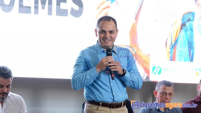 Cerimônia de lançamento do aeroporto de Ariquemes é marcada por emoção e grande participação