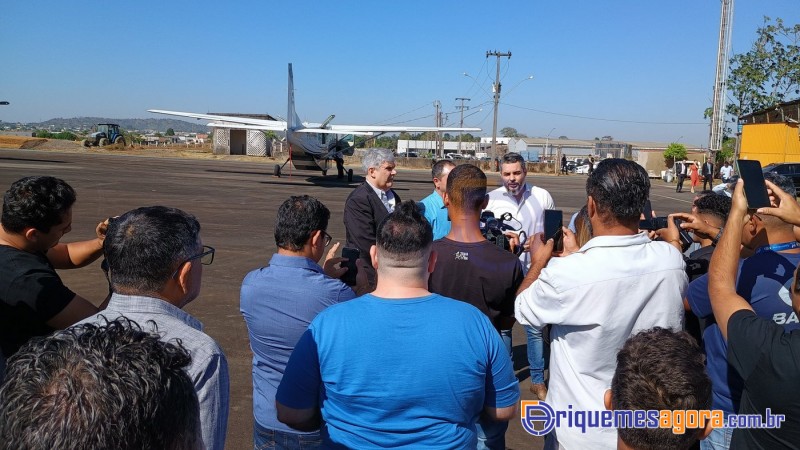 Cerimônia de lançamento do aeroporto de Ariquemes é marcada por emoção e grande participação