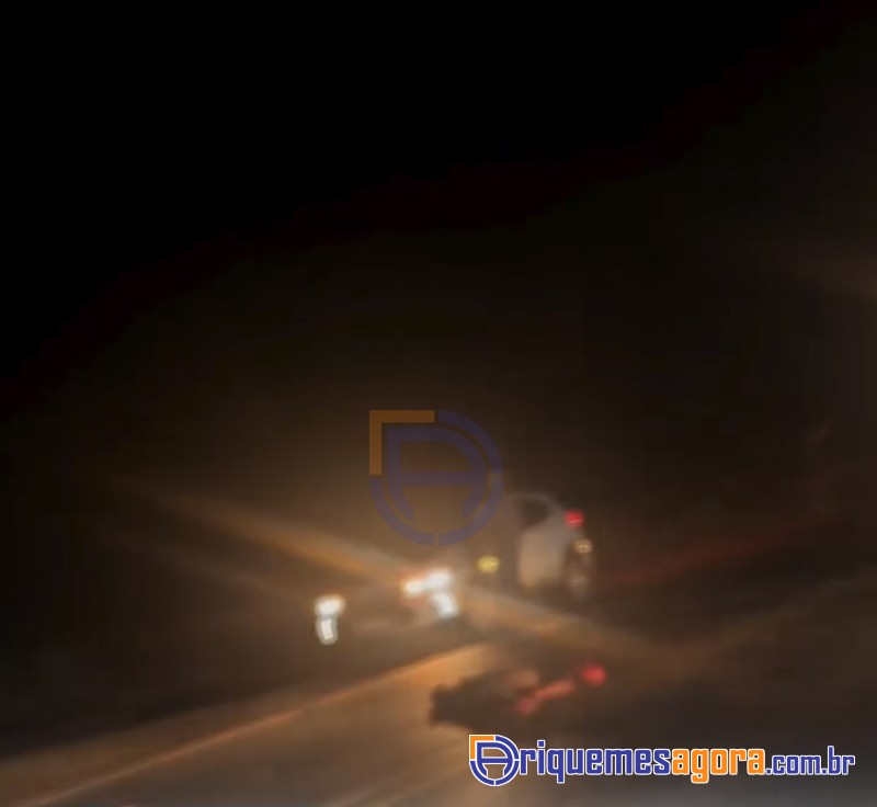 Acidente na Br 364 com vítima fatal nesta noite de sábado - VÍDEO