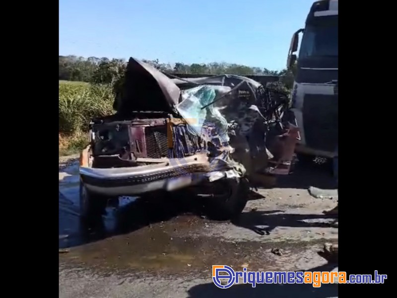 GRAVE ACIDENTE na Br 364 próximo de Ariquemes com vítima fatal