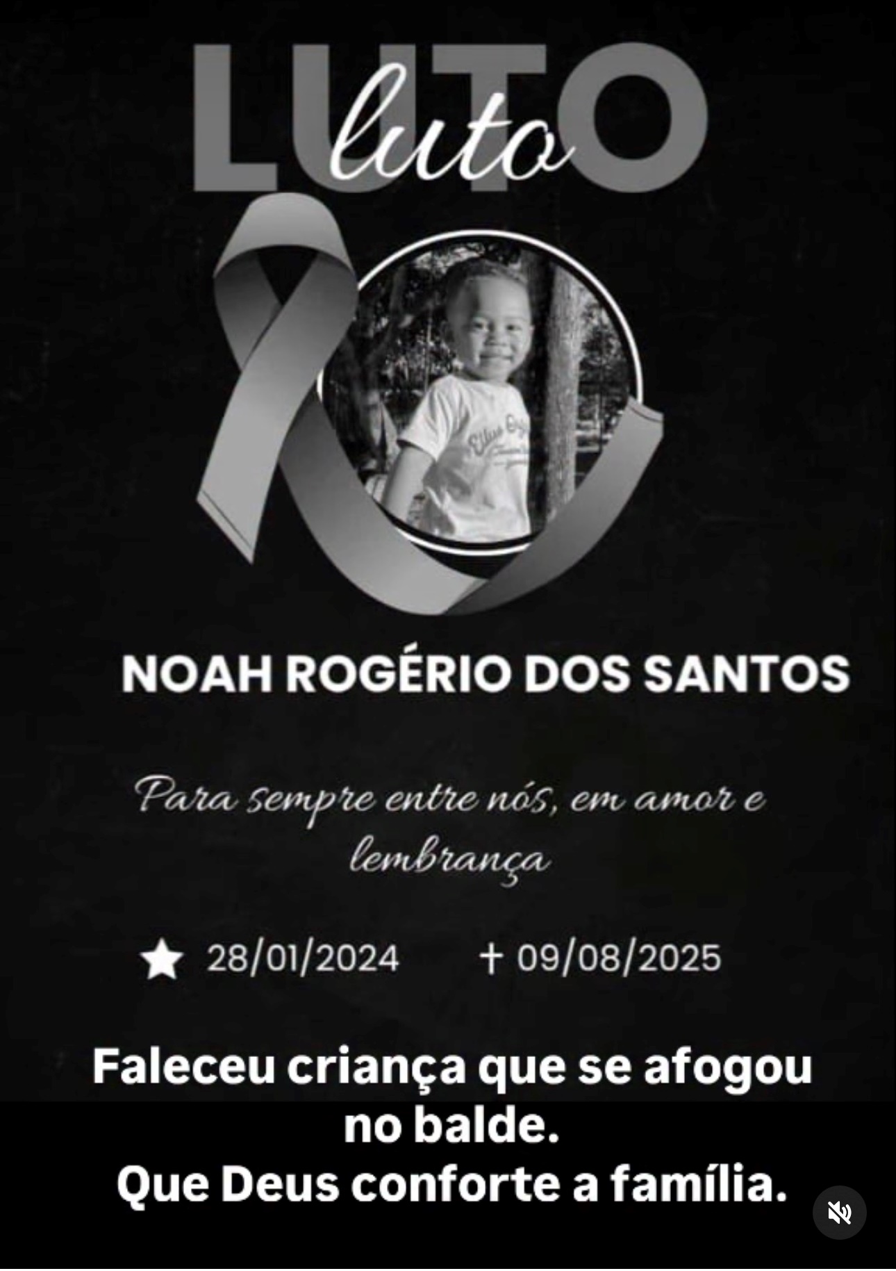 Bebê de um ano morre após se afogar em balde com água em Ariquemes, RO